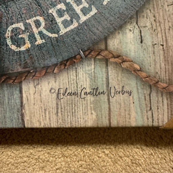 2008-HTS Beach/Coastal Christmas Lifesaver AA Battery Light Up Canvas Wall Art - Picture 4 of 7